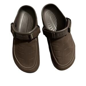 Crocs Yukon Vista II Clog Sandals Shoes Mens 11 Brown Slip On Comfort Casual
